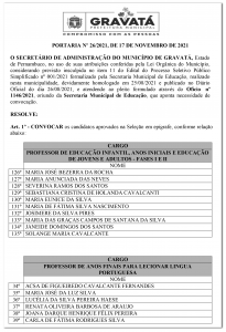 Edital de convocação - Nossa BH convoca eleições para nova