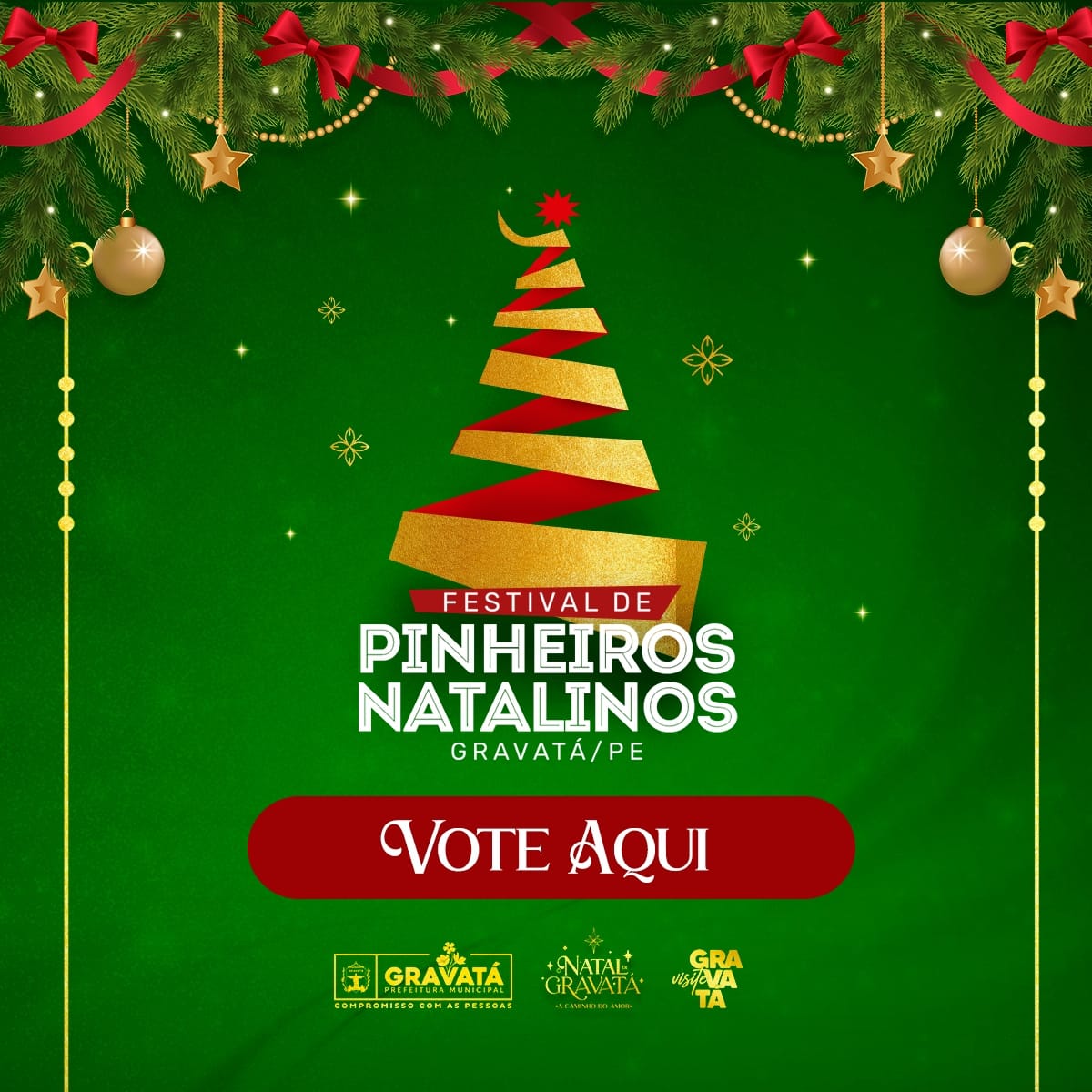 Festival de Pinheiros Natalinos!